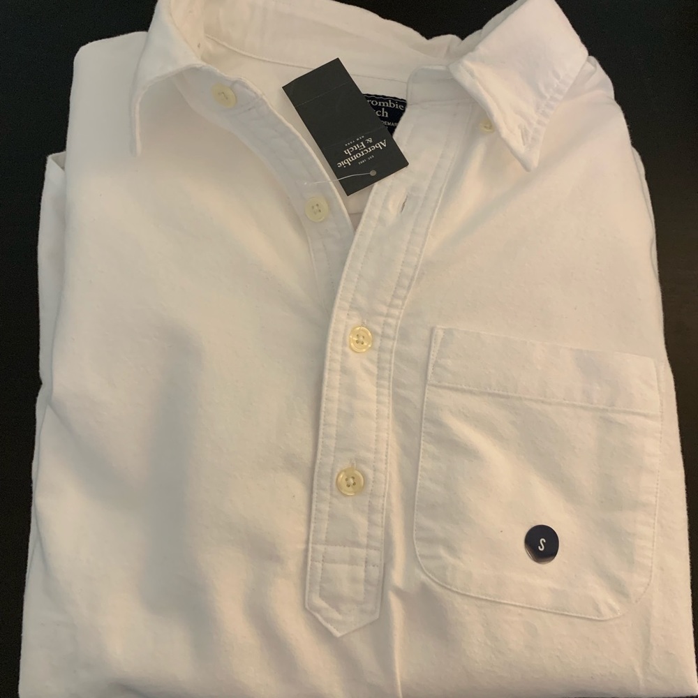 Men’s Abercrombie quarter button up dress shirt